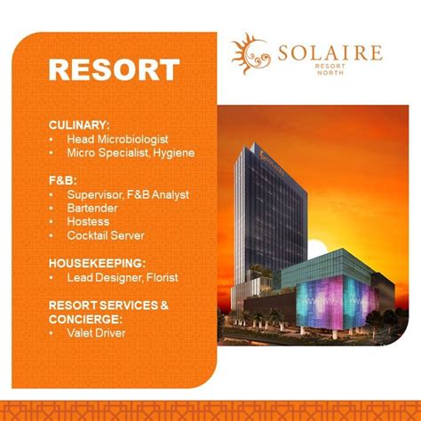 lobby ambassador solaire|Anne Stephanie M. on LinkedIn: Solaire Resort North .